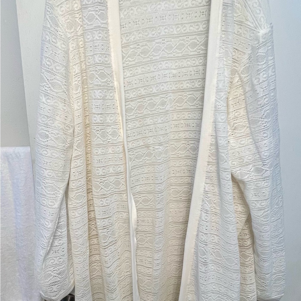 Yitty by Lizo White Lace Cardigan